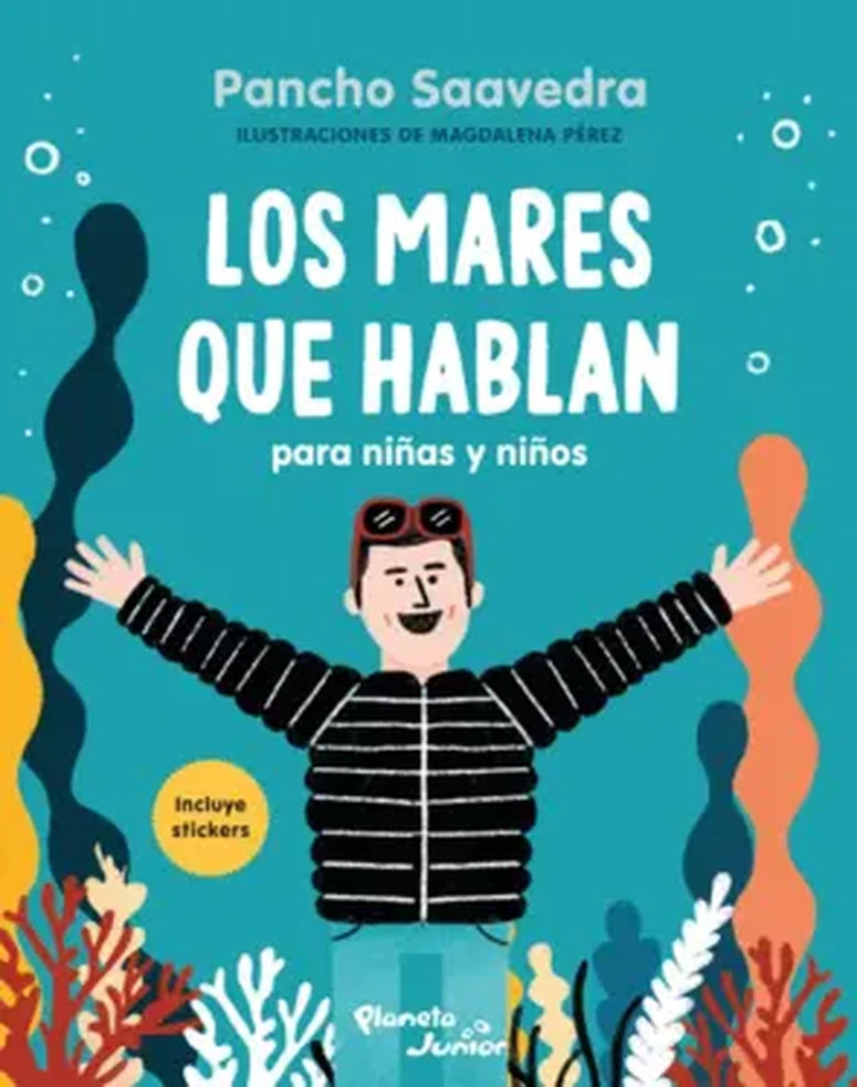 Portada de LOS MARES QUE HABLAN — PANCHO SAAVEDRA. ISBN 9789569992957