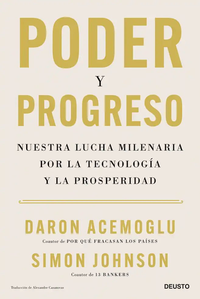 Portada del libro PODER Y PROGRESO de DARON ACEMOGLU Y S , publicado por CRITICA