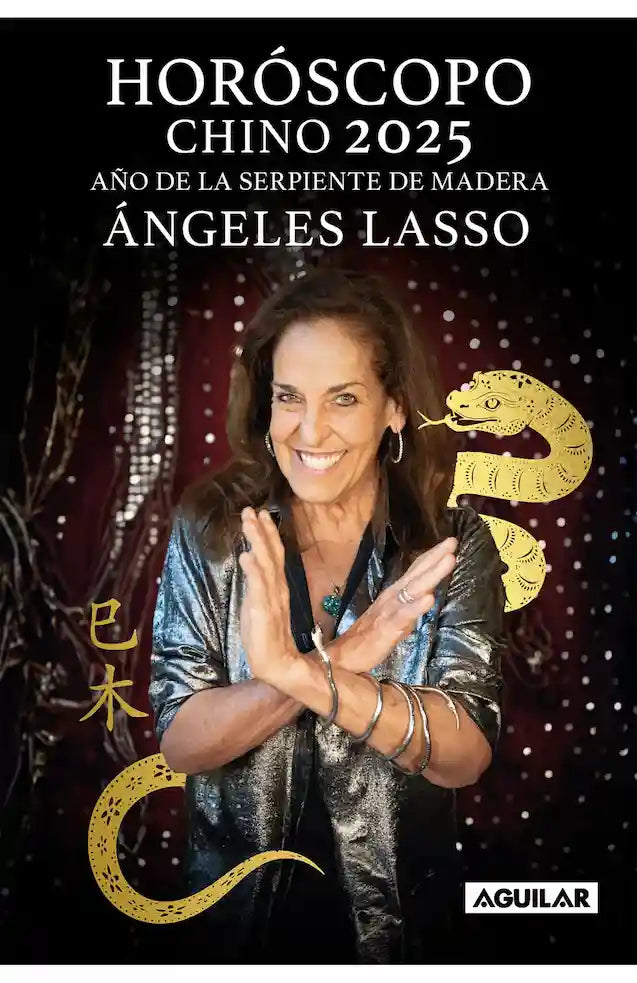 Portada de Horóscopo chino 2025: año de la serpiente — Ángeles Lasso. ISBN 9789569998294