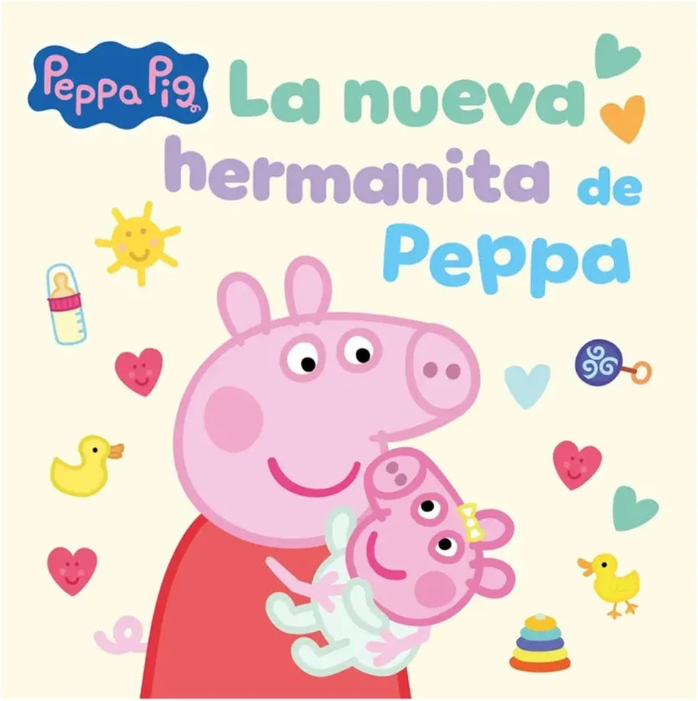 Portada de La Nueva Hermanita de Peppa Pig, de Beascoa