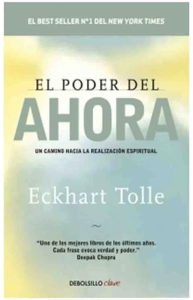 Portada de El poder del ahora. ISBN 9789877250992