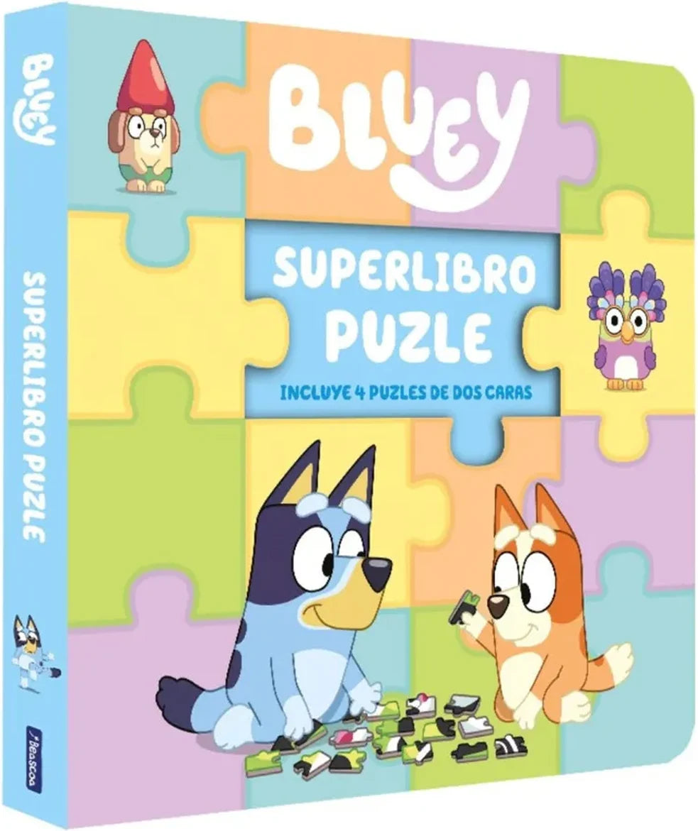 Portada de Bluey. Superlibro puzle