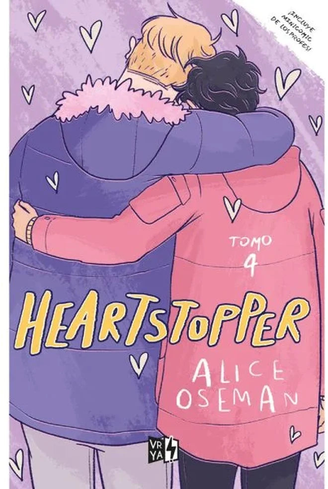 Portada de HEARTSTOPPER 4 — ALICE OSEMAN. ISBN 9789877477474