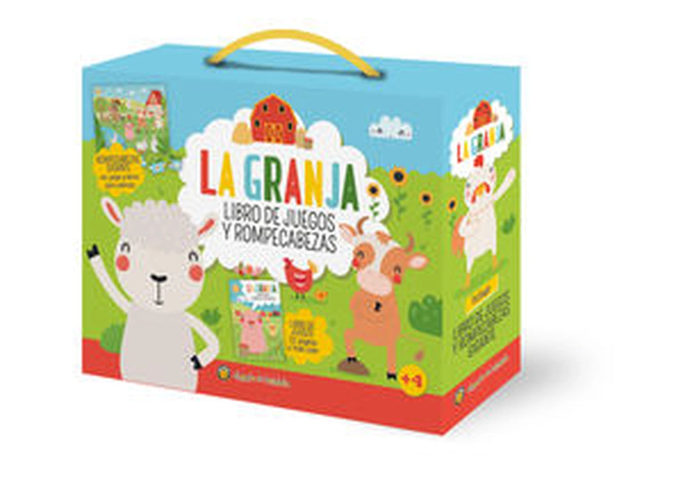 Portada de La granja: libro de juegos y rompecabezas