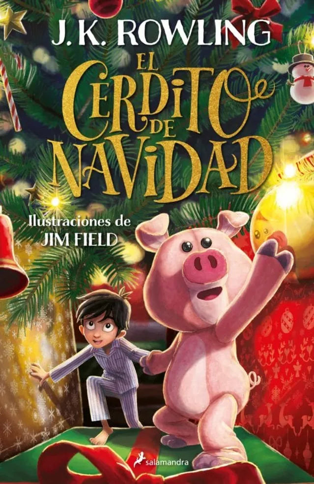 Portada de El cerdito de Navidad