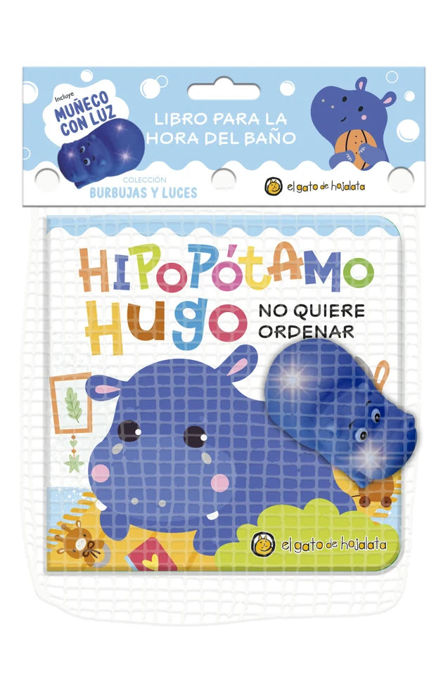 Portada de Hipopótamo Hugo no quiere ordenar, Varios autores