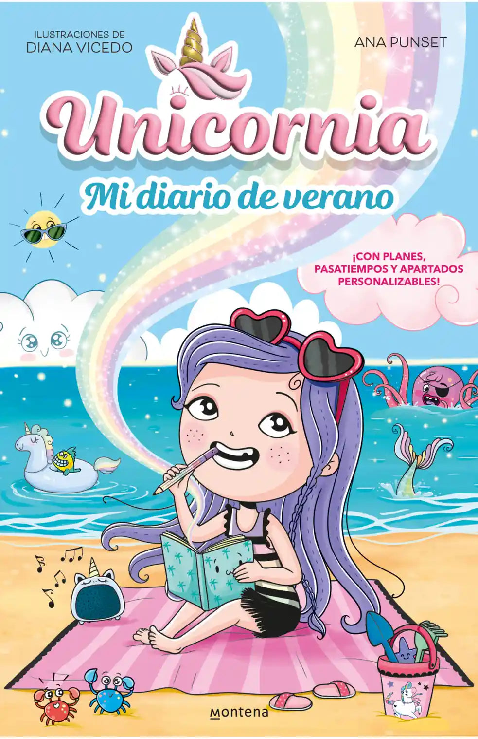 Portada de Unicornia - Mi diario de verano de Ana Punset