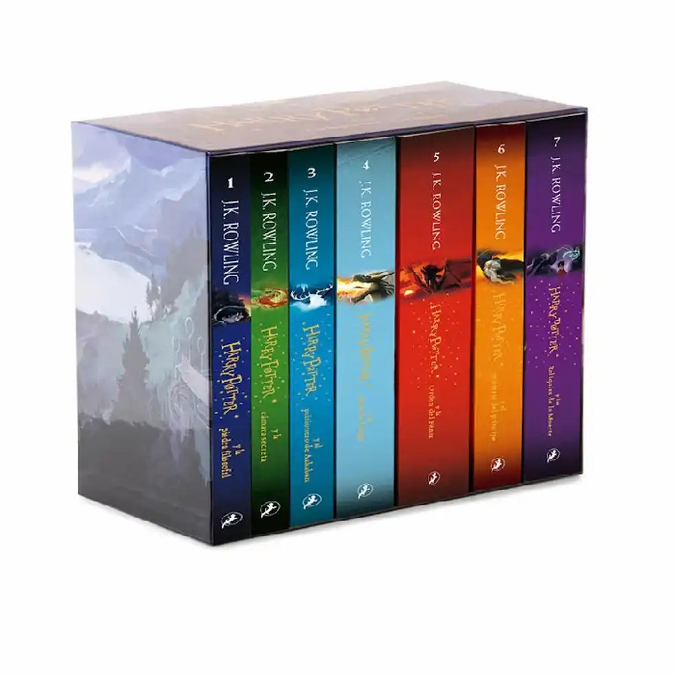 Portada del libro ESTUCHE HARRY POTTER de J K ROWLING , publicado por SALAMANDRA