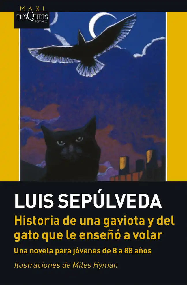 Portada del libro 'HISTORIA DE UNA GAVIOTA Y DEL GATO QUE - LUIS SEPULVEDA | NOVELA CHILE' de de. Pertenece a la categoría novela chilena. Ideal para quienes buscan historias apasionantes.