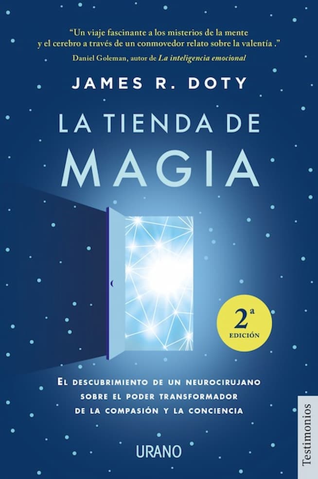 Portada del libro LA TIENDA DE MAGIA de JAMES R DOTY , publicado por URANO