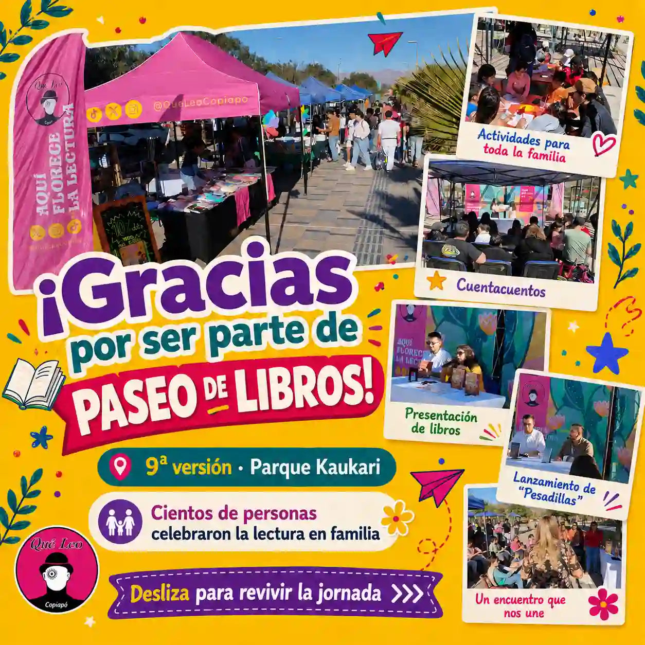 Una tarde para recordar: libros, infancia y comunidad en Parque Kaukari