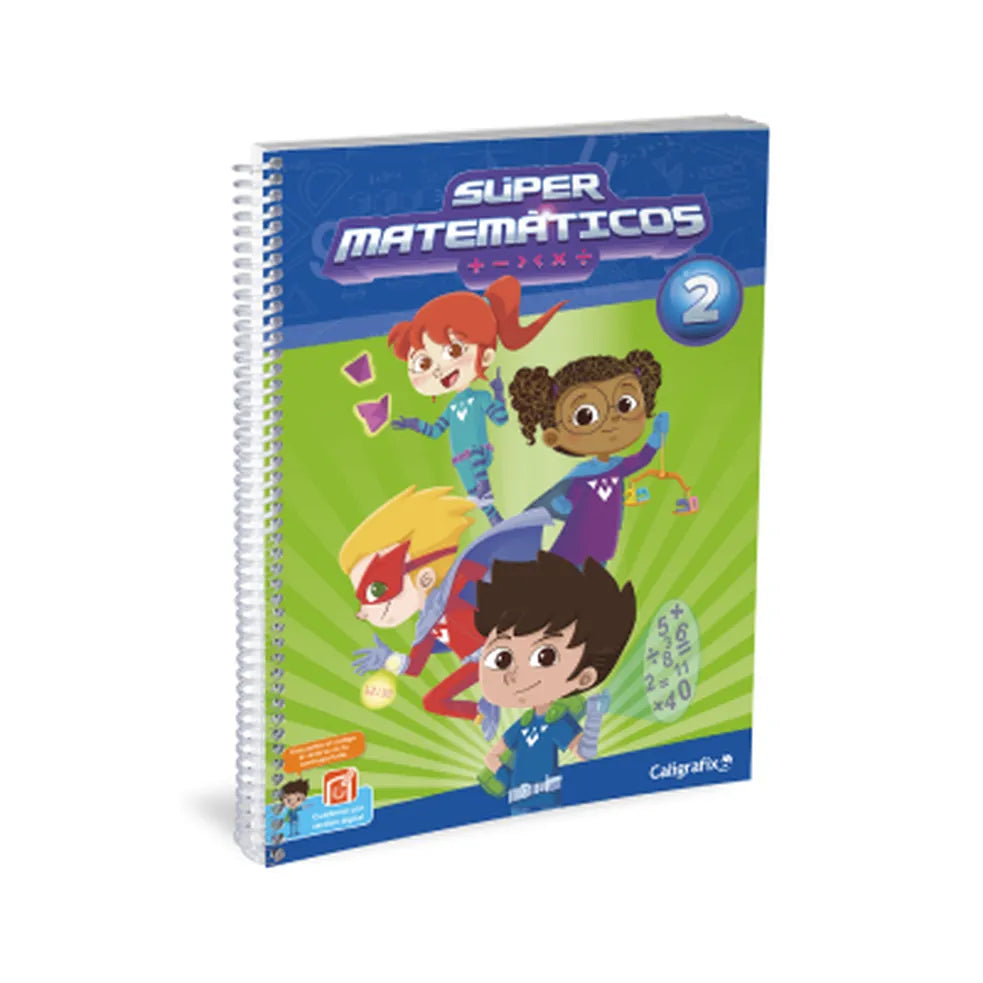 Portada de Súper Matemáticos 2 - Karla Anavalón Veloso, Claudia Chamorro San Martín, Viviana Méndez Olmedo y Marcela Olate Benavides