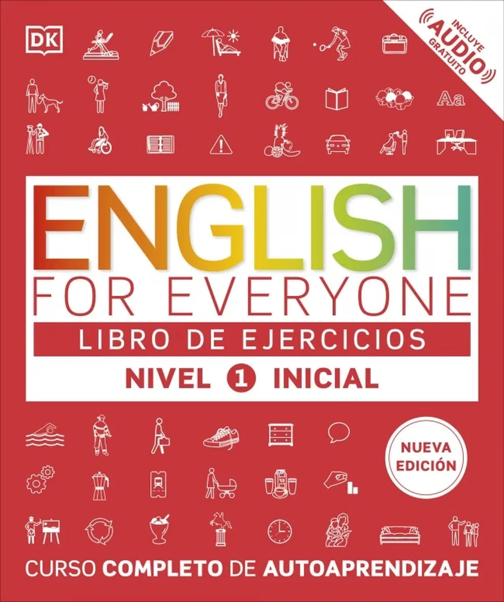 Portada de English for Everyone (ed. en español). Nivel inicial 1 - Libro de ejercicios