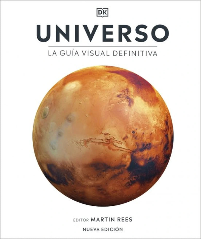 Portada de libro Universo: La guía visual definitiva, de Martin Rees