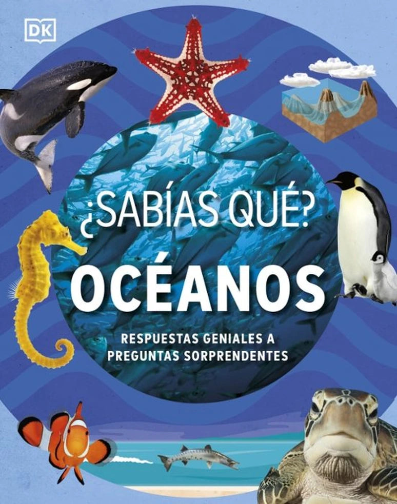 Portada de libro ¿Sabías qué? Océanos: Respuestas geniales a preguntas sorprendentes, de DK