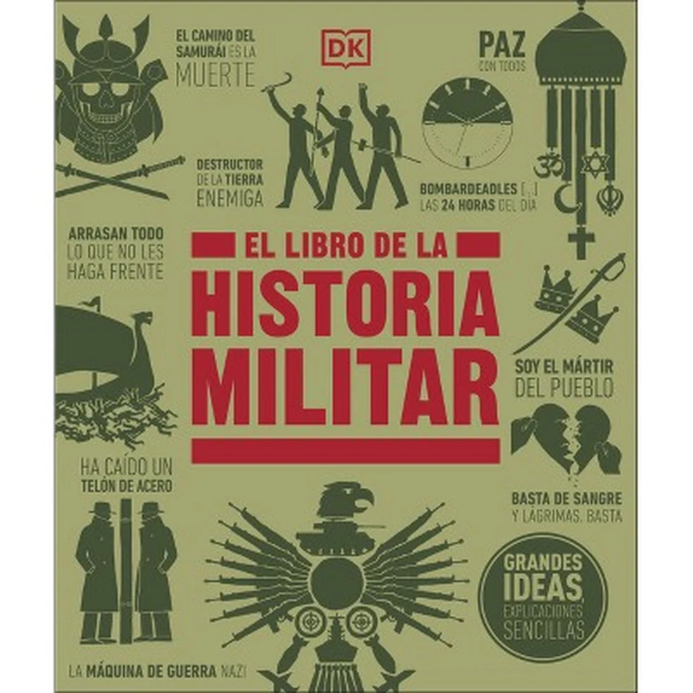 Portada de El libro de la historia militar, DK. ISBN 9780241789971