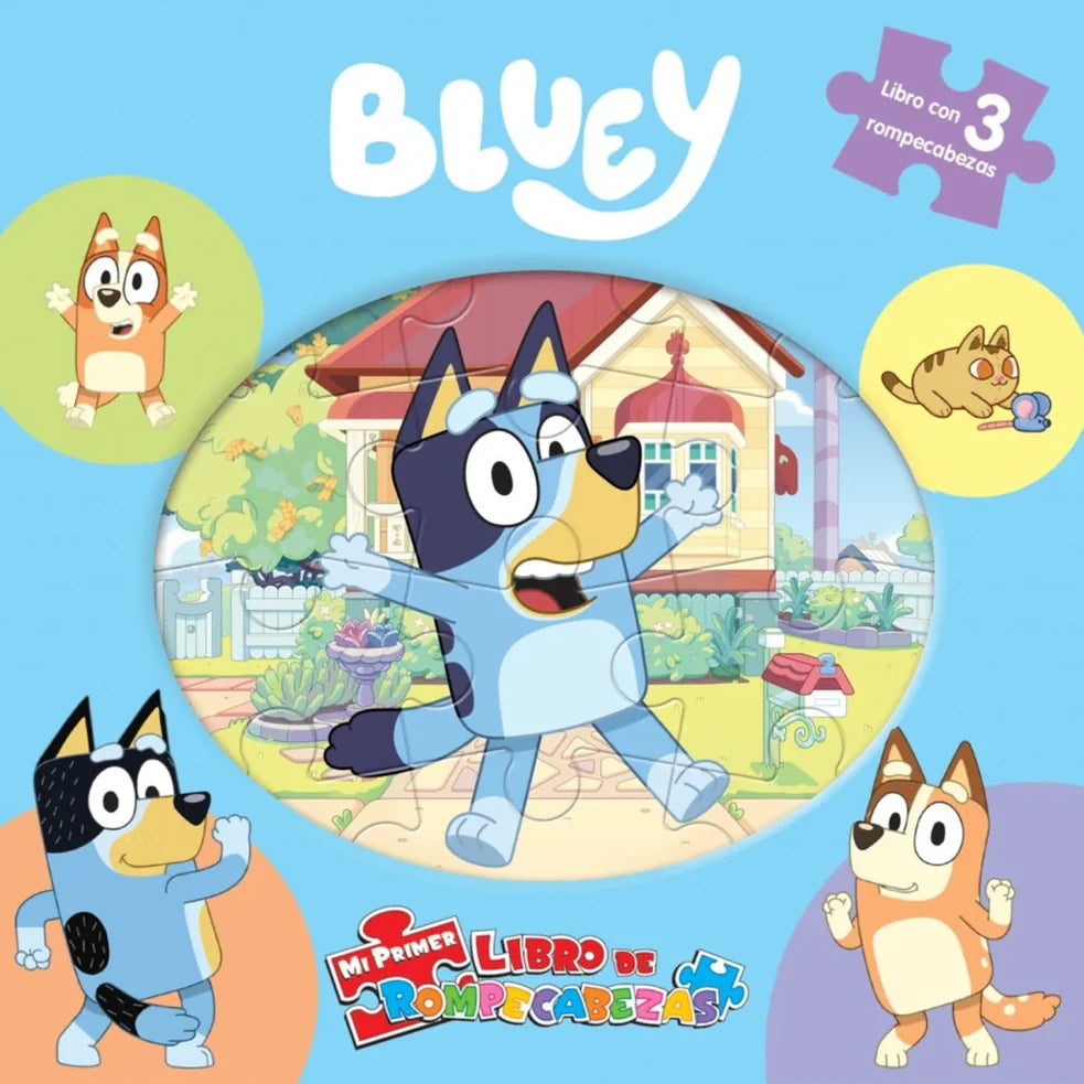 Portada de Bluey. Mi primer libro de rompecabezas