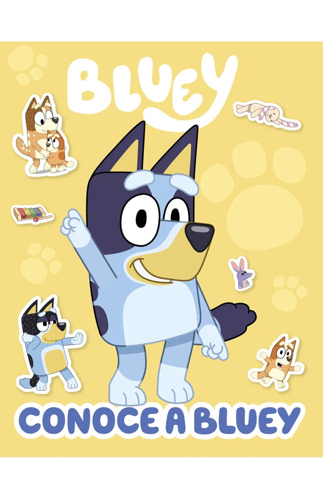 Portada de BLUEY CONOCE A BLUEY