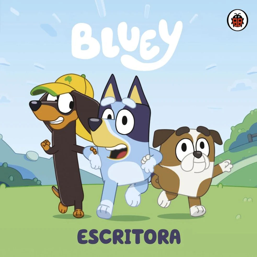 Portada de Bluey. Escritora