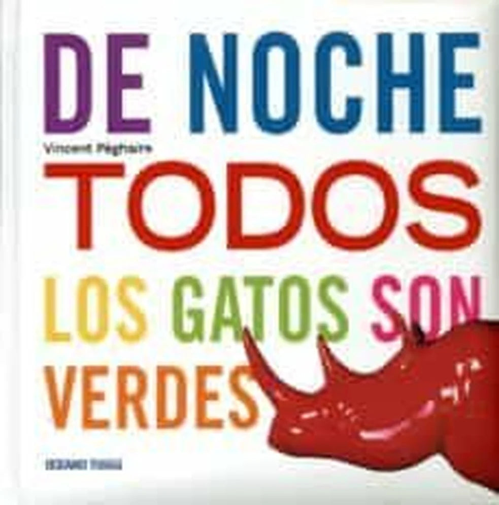 Portada de De noche todos los gatos son verdes, Vincent Péghaire