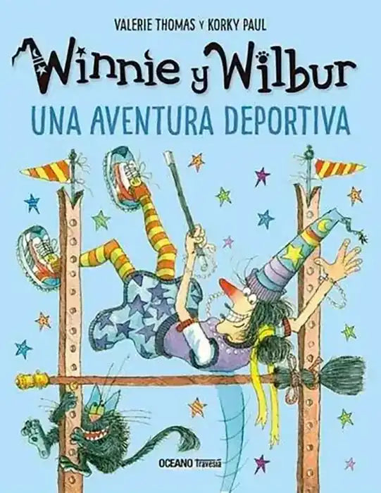 Portada de WINNIE Y WILBUR. UNA AVENTURA DEPORTIVA, de Valerie Thomas