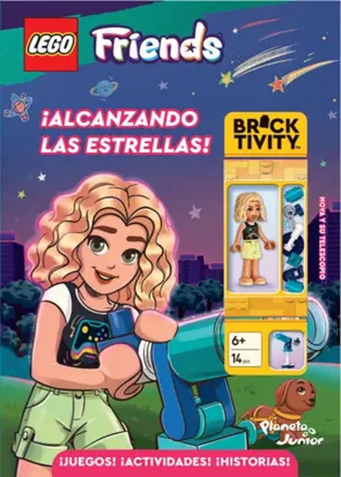 Portada de Alcanzando las Estrellas, de Planeta Junior