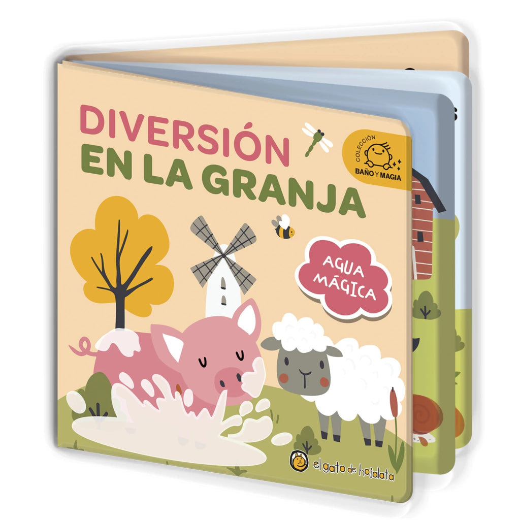Portada de libro Diversión en la granja (Baño y magia), de Varios autores