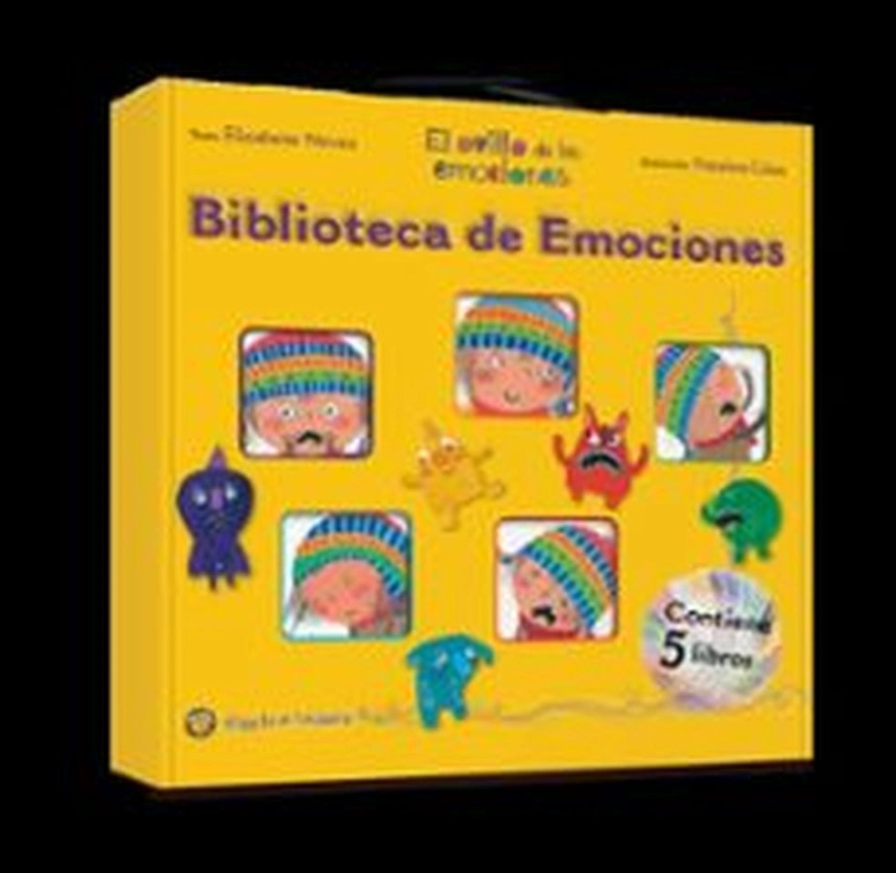 Portada de Biblioteca de emociones. Maletín con 5 libros