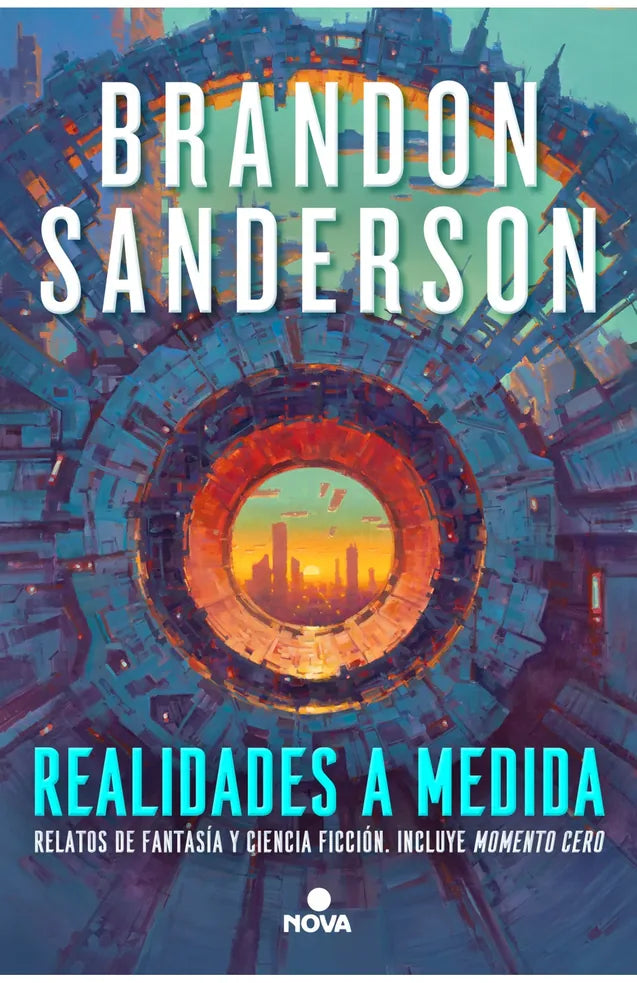 Portada de Realidades a medida, Brandon Sanderson. ISBN 9788410466203