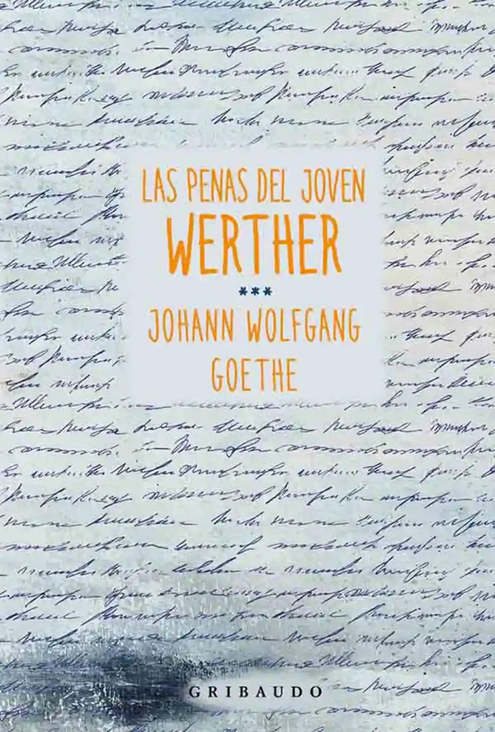 Portada de Las penas del joven Werther, de Johann Wolfgang von Goethe
