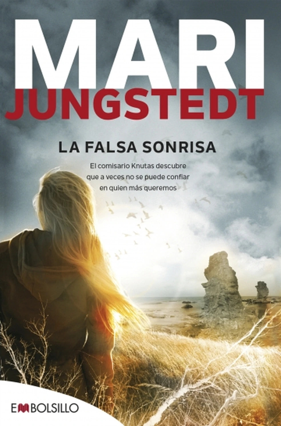 La falsa sonrisa, de Mari Jungstedt. Libro de thriller publicado por Embolsillo