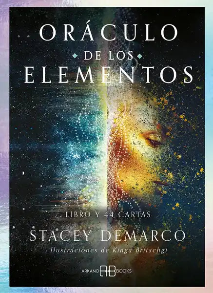 Portada de ORACULO DE LOS ELEMENTOS: LIBRO Y 44 CARTAS, de Stacey Demarco