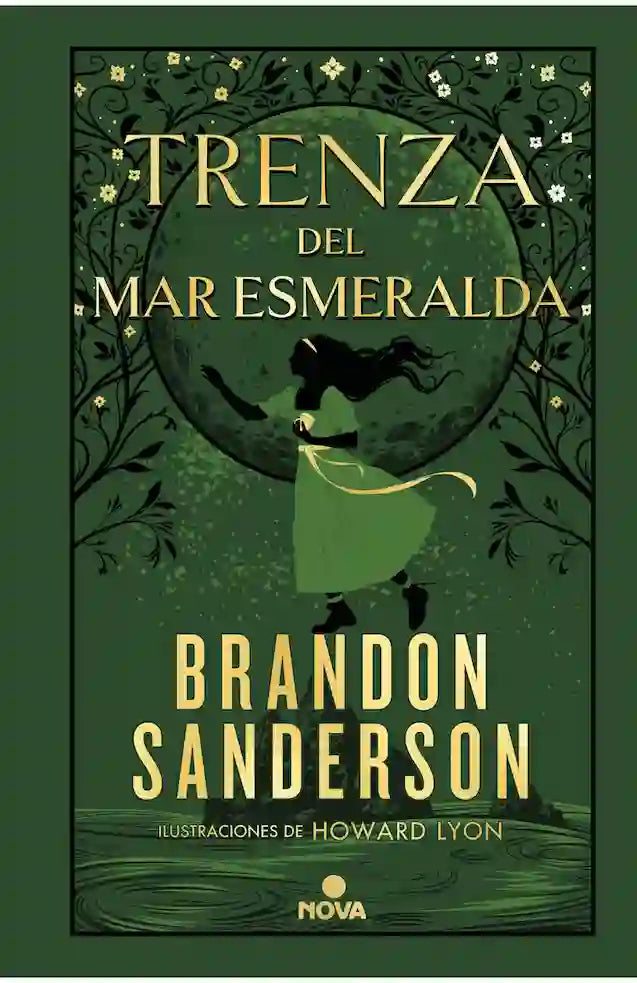 Portada de Trenza del mar Esmeralda. Novela secreta 1, Brandon Sanderson. ISBN 9788418037818