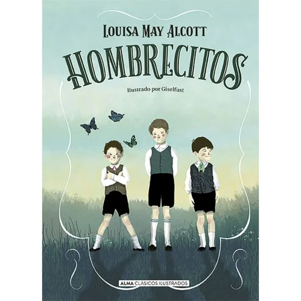 Portada de Hombrecitos, de Louisa May Alcott