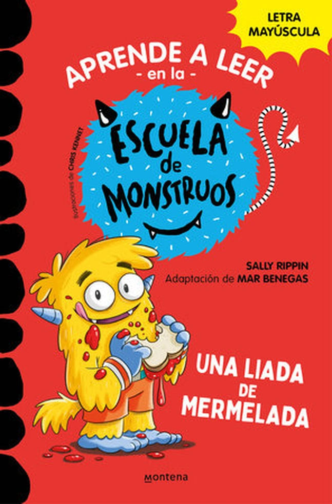 Portada de Aprender a leer en la Escuela de Monstruos 2: Una liada de mermelada