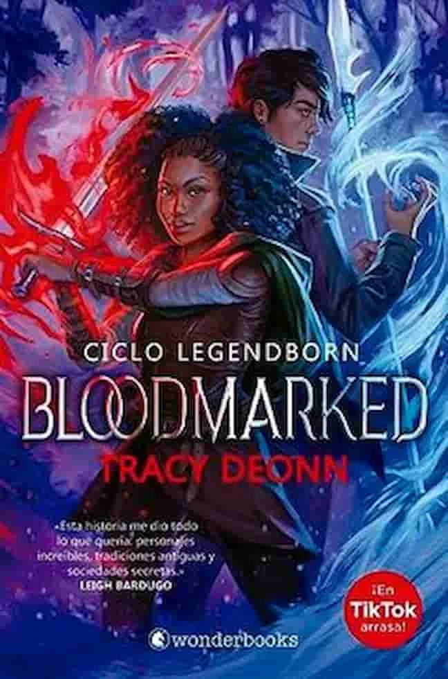 Portada de Bloodmarked — Tracy Deo. ISBN 9788418509544