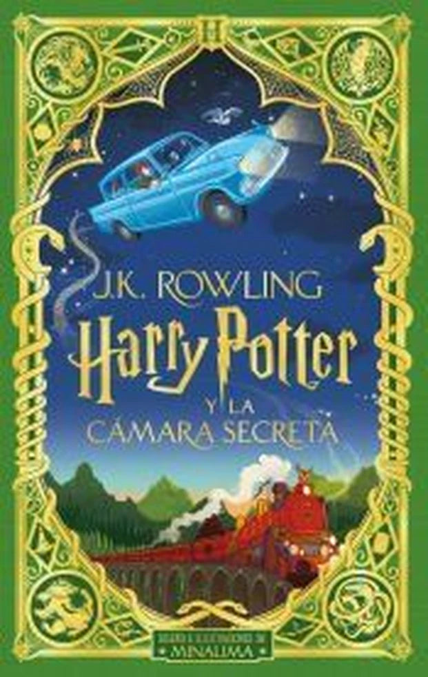 Portada de Harry Potter y la cámara secreta (edición MinaLima). ISBN 9788418637018