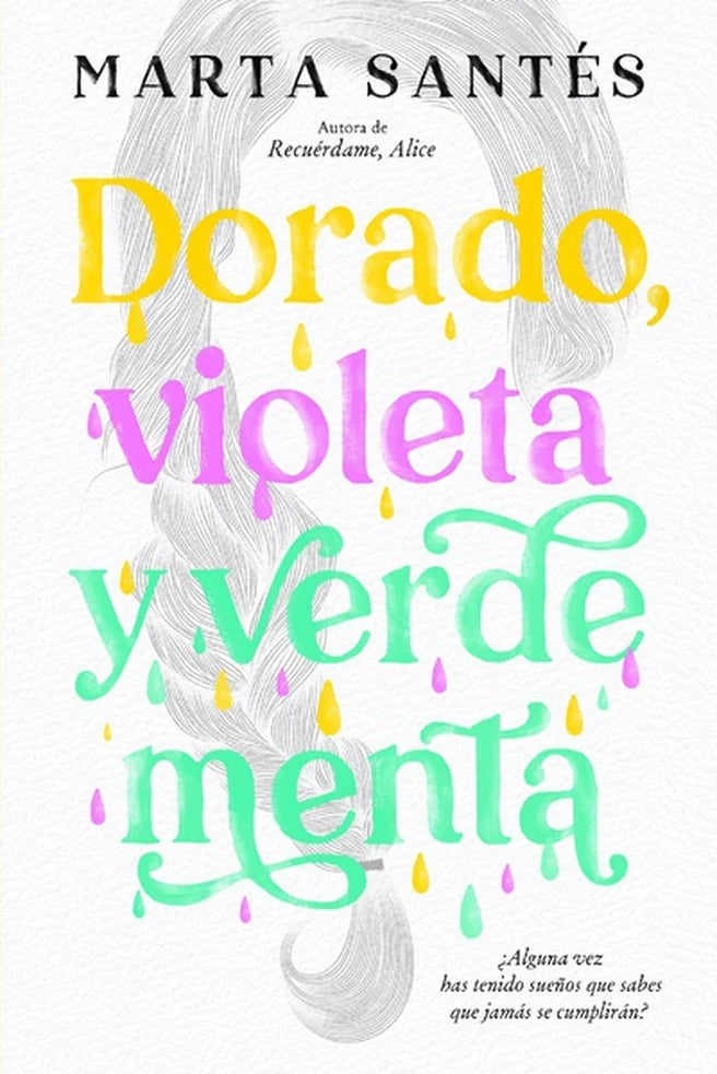 Portada de Dorado, violeta y verde menta
