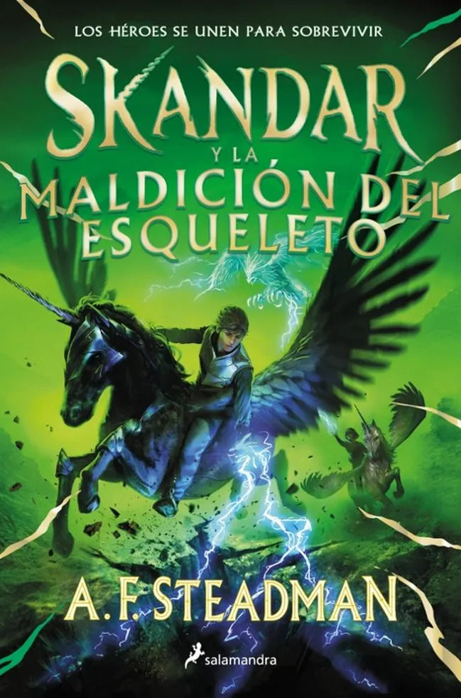 Portada de SKANDAR Y LA MALDICION DEL ESQUELETO, A F STEADMAN