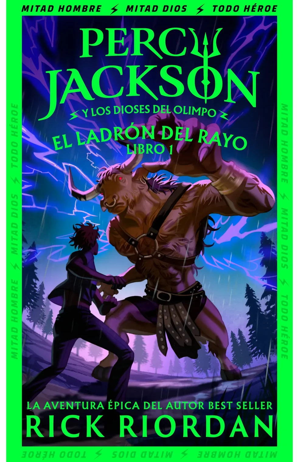 Portada del libro El ladrón del rayo (Percy Jackson y los dioses del Olimpo 1), de Rick Riordan