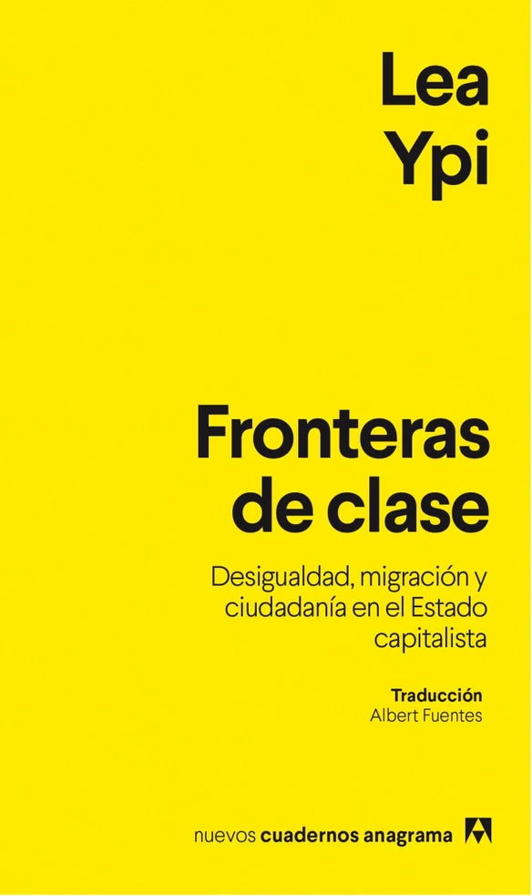 Portada de Fronteras de clase, Lea Ypi