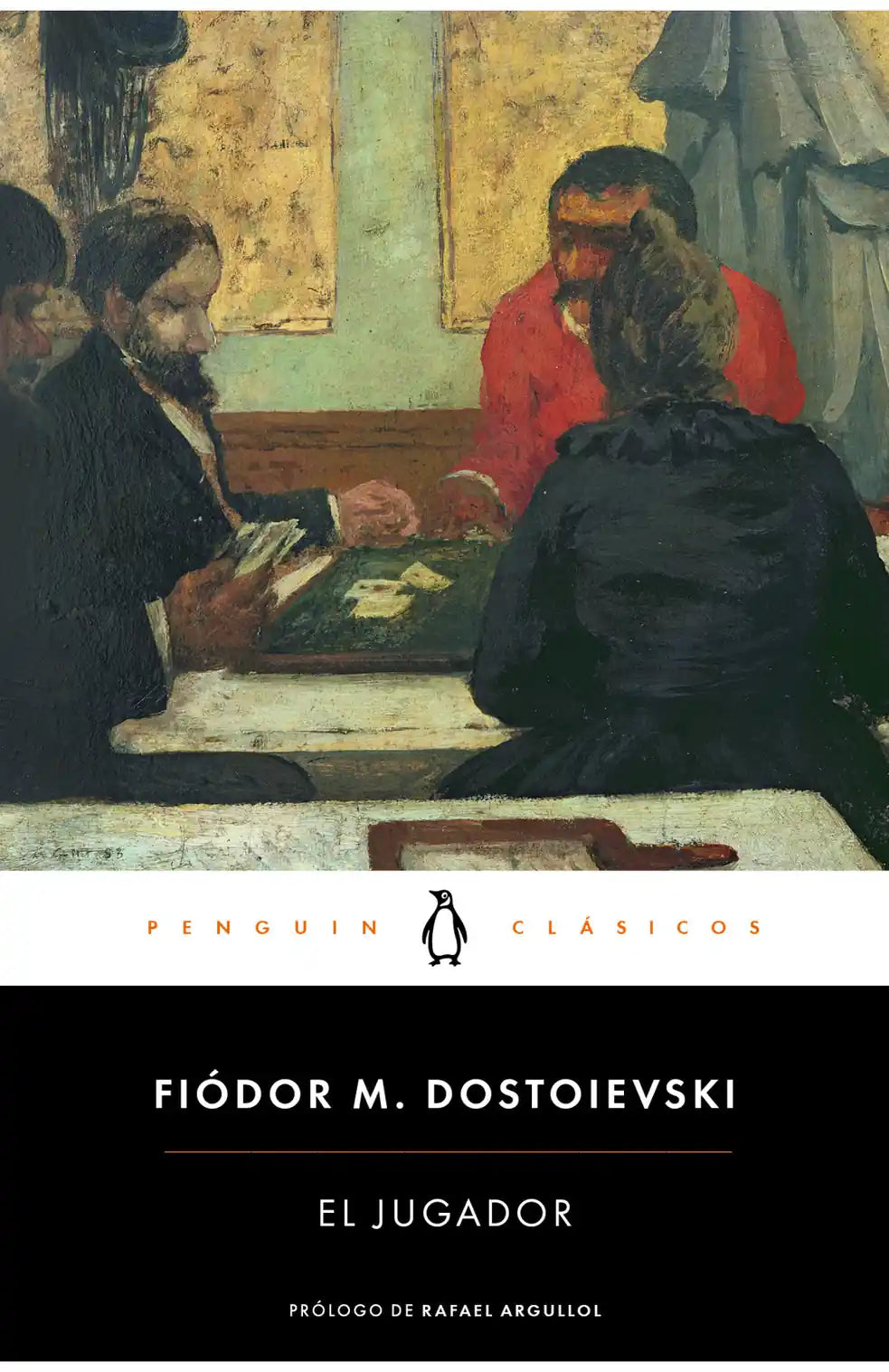 Portada de El jugador de Fiódor M. Dostoievski
