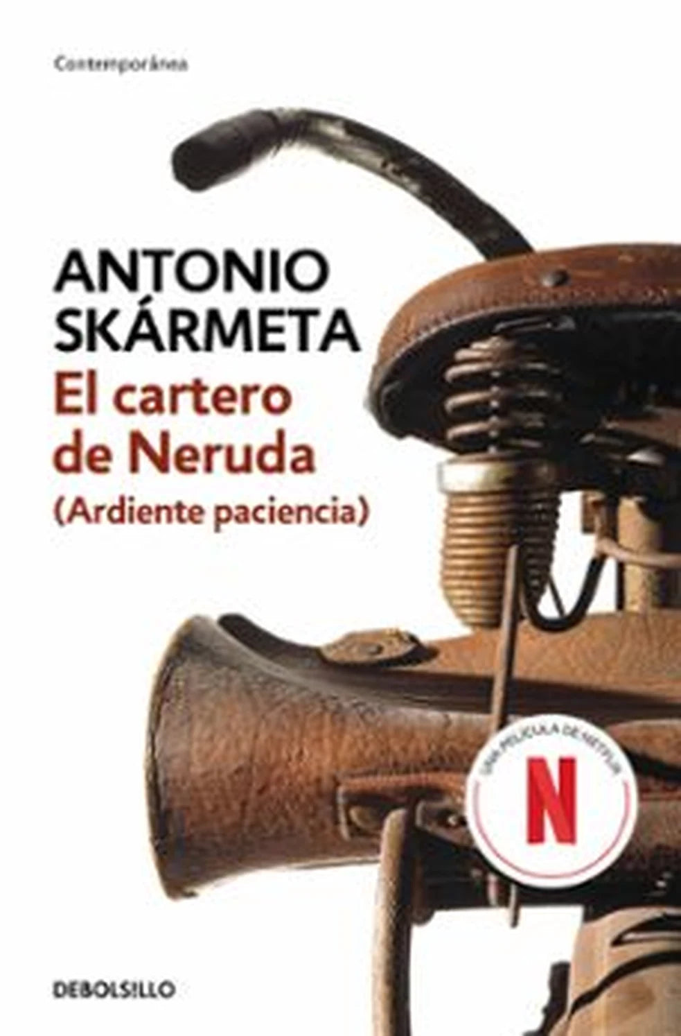 Portada de El cartero de Neruda, de Antonio Skármeta, edición Debolsillo