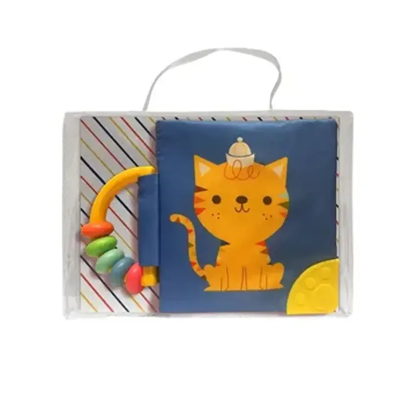 GATO. MI LIBRO SUAVE CON SONAJERO Y MORDILLO