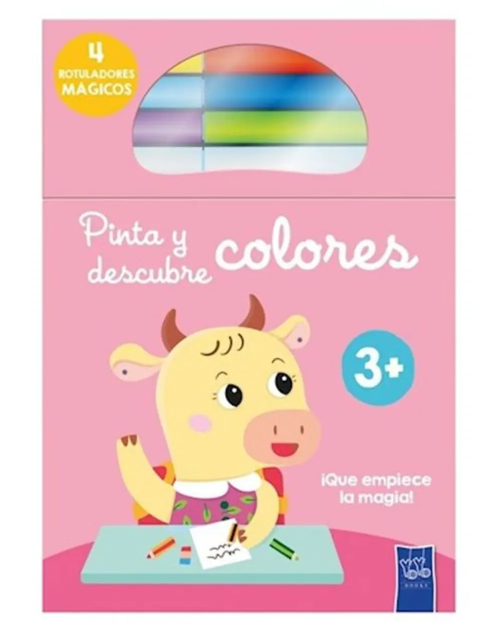 Portada de Pinta y descubre colores: Vaca
