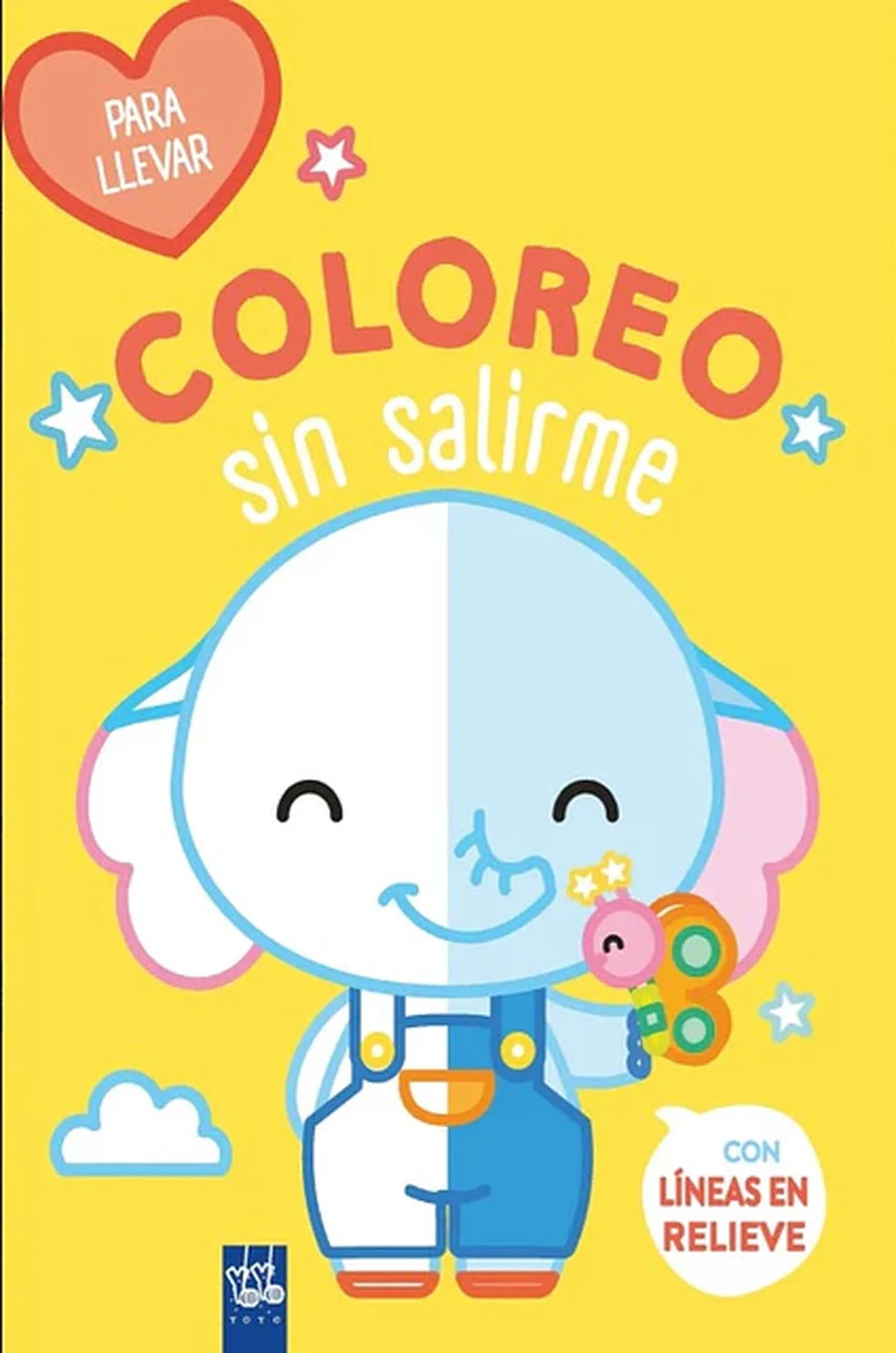 Portada de El elefante. Coloreo dentro de los bordes