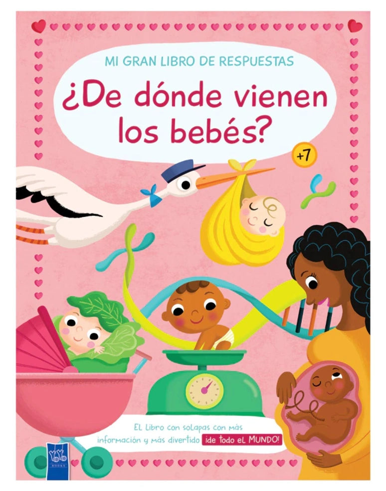 Portada de libro Mi gran libro de respuestas: ¿De dónde vienen los bebés?, de Los Editores de Yoyo