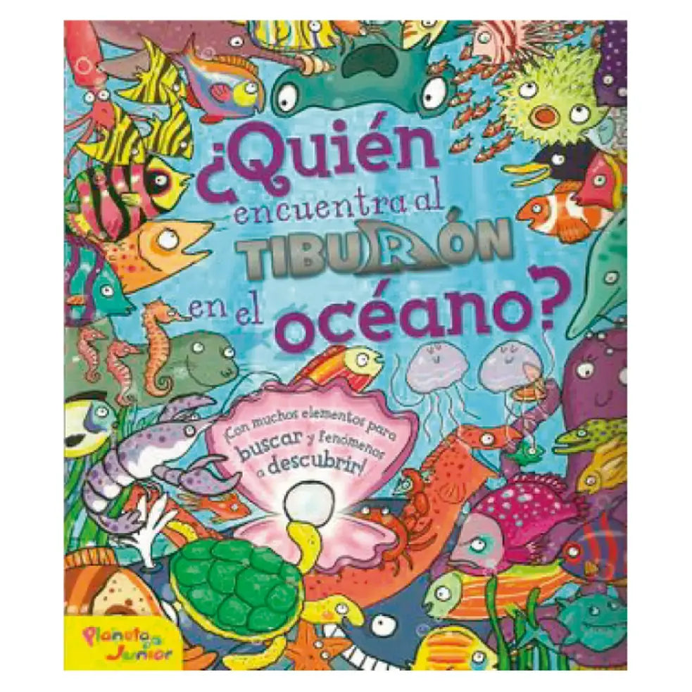 Portada de QUIEN ENCUENTRA AL TIBURON EN EL OCEANO
