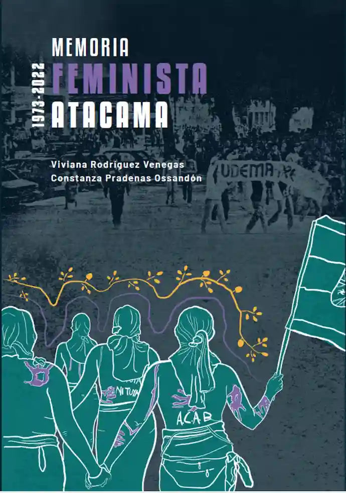 Portada de Memoria Feminista Atacama 1973 A 2022 — Viviana Rodriguez. ISBN 9789560970015
