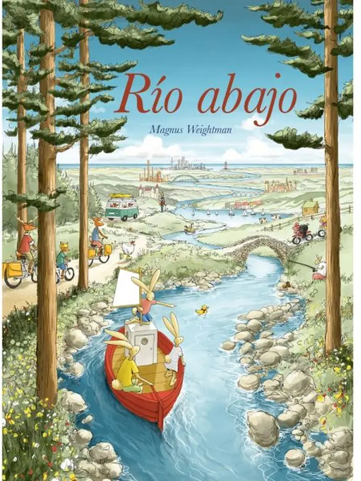 Portada de RIO ABAJO — MAGNUS WEIGHTMAN. ISBN 9789561236639